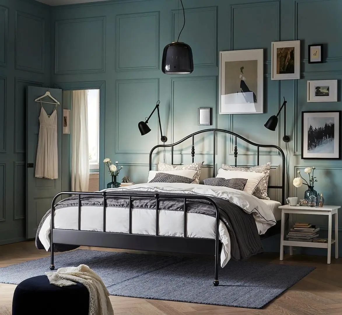 Pat Ikea Sagstua Lonset 160х200 (Negru)