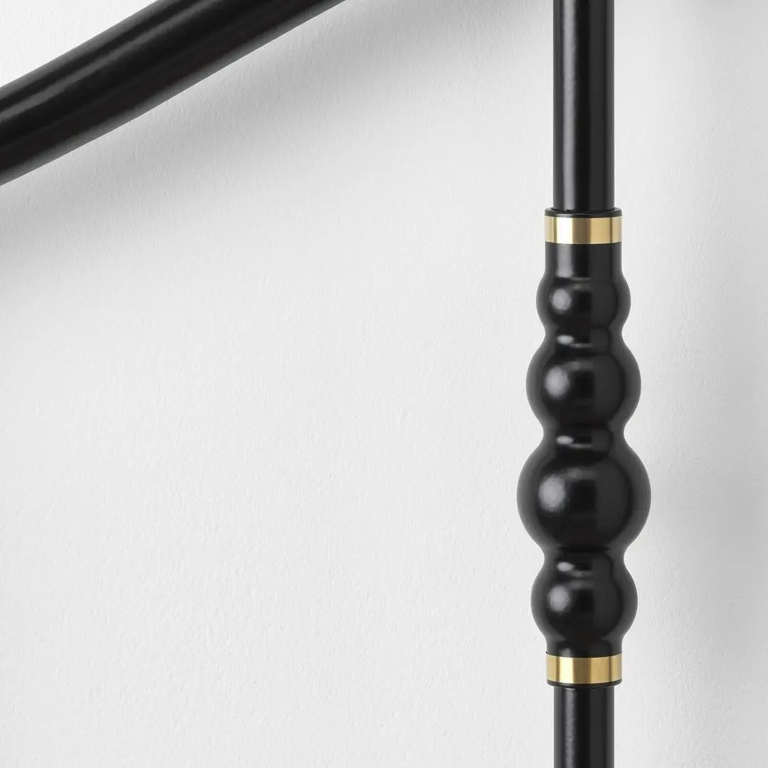 Pat Ikea Sagstua Luroy 140х200 (Negru) - 5