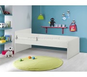 Pat Ikea Slakt/Nattapa cu tablie de protectie 90x200 (Alb)