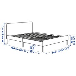Pat Ikea Slattum 160x200 (Knisa Gri) Thumb