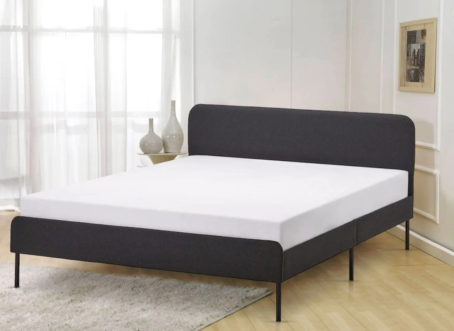 Pat Ikea Slattum/Vissle 160x200 (Gri Inchis)