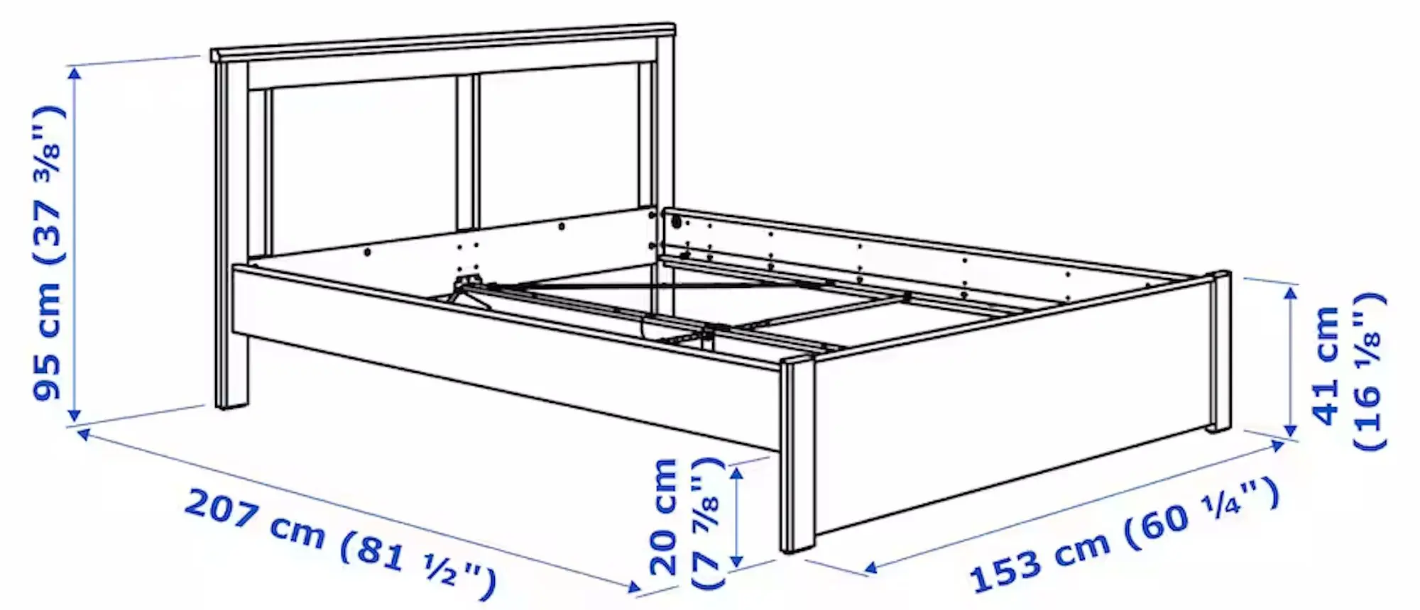 Pat Ikea Songesand/Lonset 140x200 (Alb)