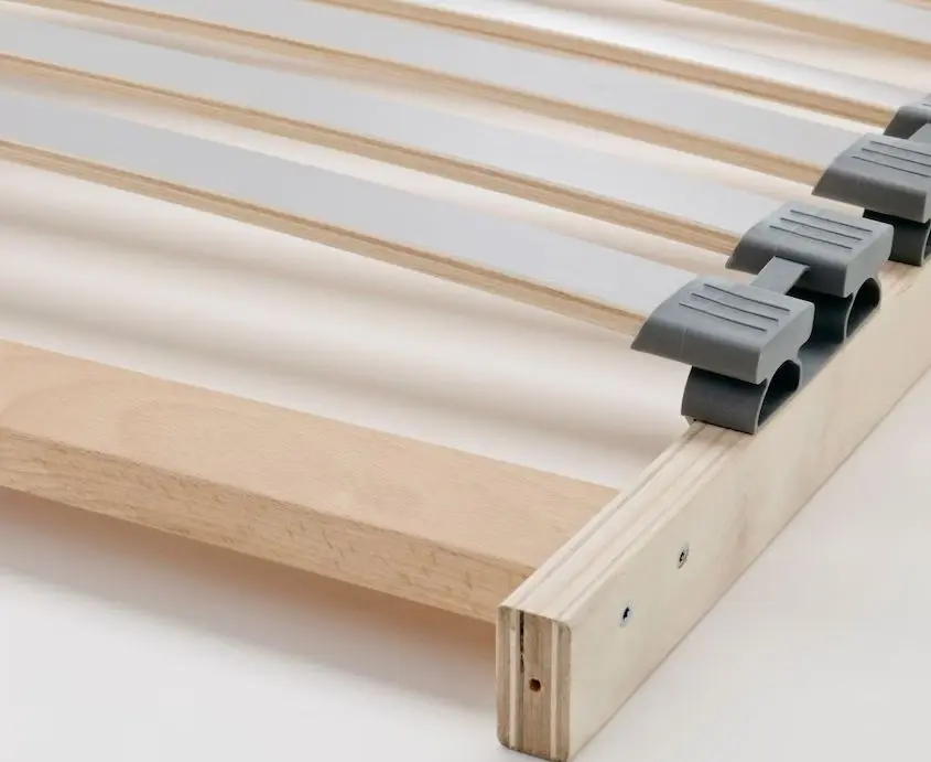 Pat Ikea Songesand/Lonset 2 cutii depozitare 140х200 (Alb) - 6