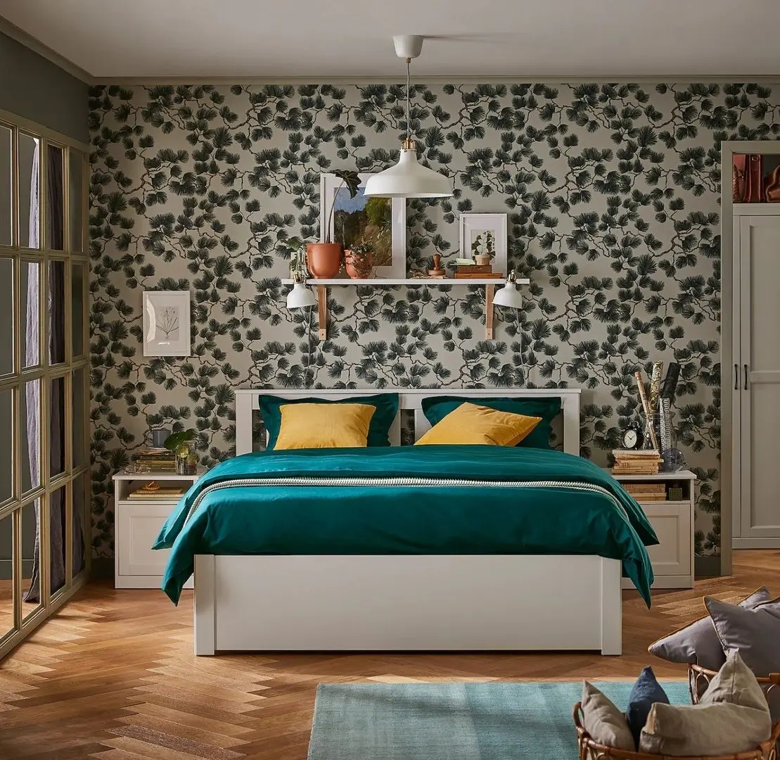 Кровать Ikea Songesand/Lonset 4 ящика 140х200 (Белый) - 4