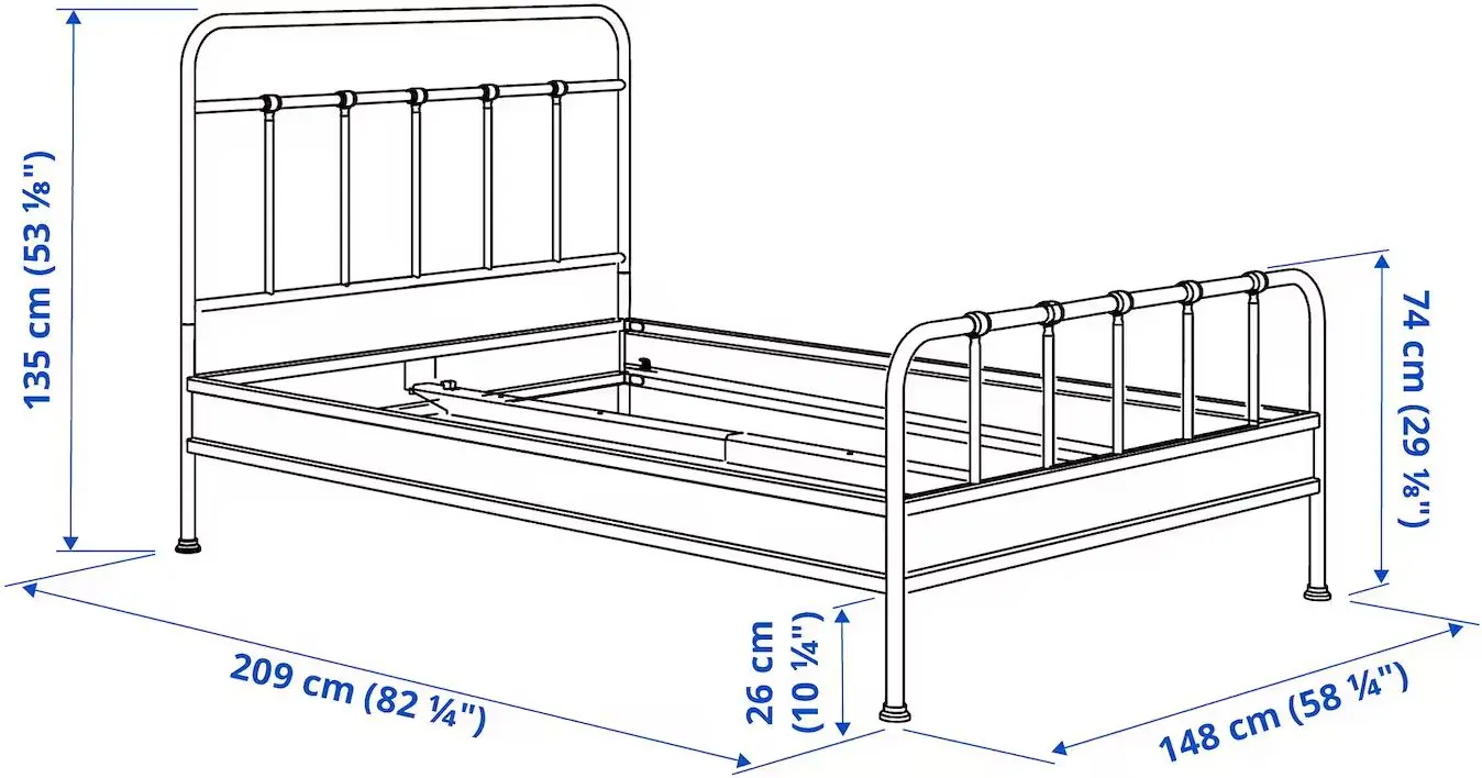 Pat Ikea Stjarno/Lindbaden 140x200 (Alb) - 10