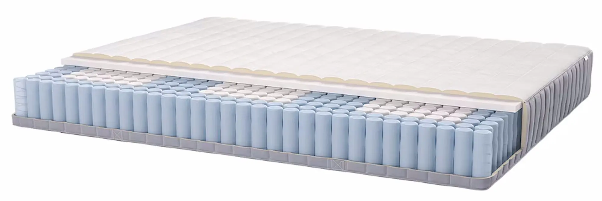 Pat Ikea Tallasen/Kulsta/Valevag ferma/cu saltea 140x200 (Gri Verde)