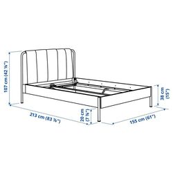 Pat Ikea Tallasen Lindbaden 140x200 (Kulsta Gri-Verde) Thumb