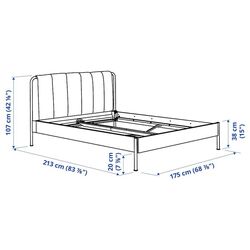 Pat Ikea Tallasen Lonset 160x200 (Kulsta Gri-Verde) Thumb