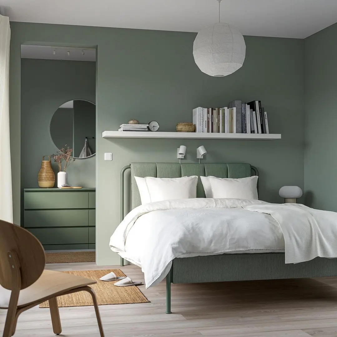 Pat Ikea Tallasen Valevag 160x200 (Kulsta Gri-Verde/Extra Ferma) - 7