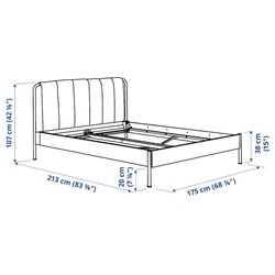 Pat Ikea Tallasen Valevag 160x200 (Kulsta Gri-Verde/Extra Ferma) Thumb