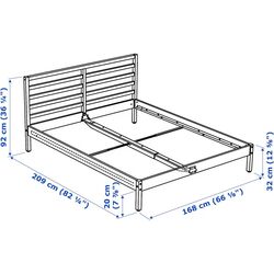 Pat Ikea Tarva/Lindbaden 160x200 (Alb) Thumb
