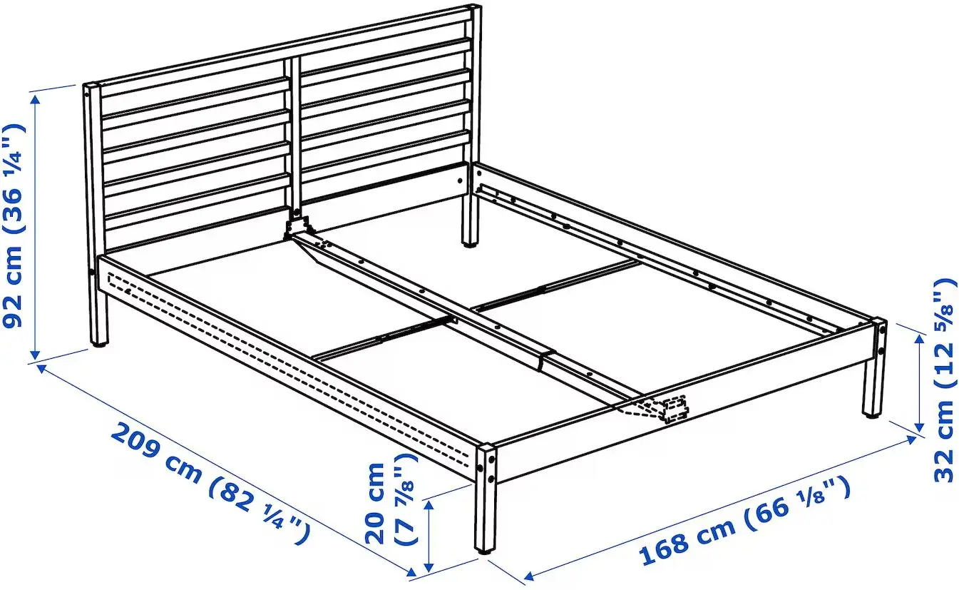 Pat Ikea Tarva/Lindbaden 160x200 (Pin)