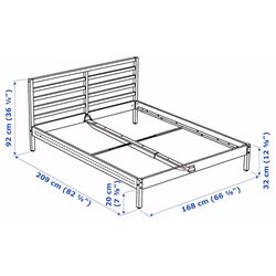 Pat Ikea Tarva/Luroy 160x200 (Alb) Thumb