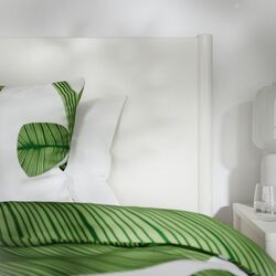 Кровать Ikea Tonstad/Luroy с 4 ящиками 160x200 (Белый) Thumb
