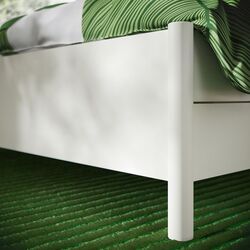 Кровать Ikea Tonstad/Luroy с 4 ящиками 160x200 (Белый) Thumb