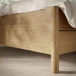 Pat Ikea Tonstad/Luroy cu 4 sertare 160x200 (Furnir Stejar) Thumb