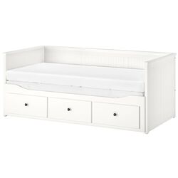 Pat extensibil Ikea Hemnes 3 sertare/2 saltele 80х200 (Alb/Moshult Ferma) Thumb