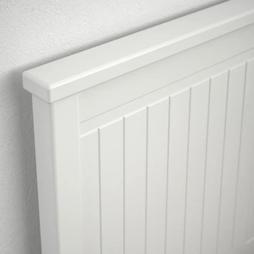 Pat extensibil Ikea Hemnes 3 sertare/2 saltele 80x200 (Alb/Vannareid/Extra Fermă)