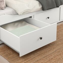 Pat extensibil Ikea Hemnes Afjall 80x200 (Alb/Fermitate Medie) Thumb
