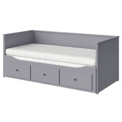Pat extensibil Ikea Hemnes Afjall 80x200 (Gri/Fermitate Medie) Thumb