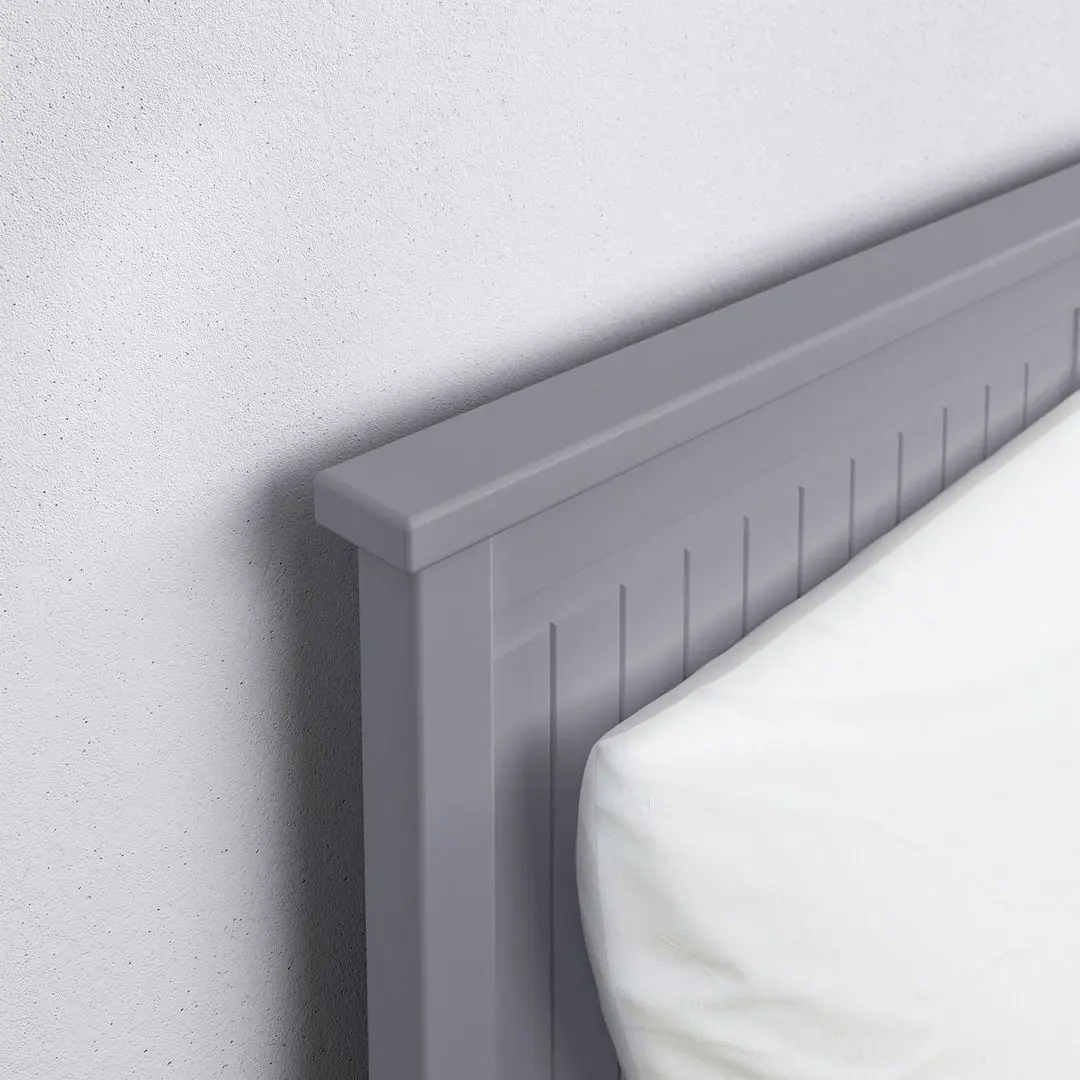 Pat extensibil Ikea Hemnes Afjall 80x200 (Gri/Fermitate Medie) - 8