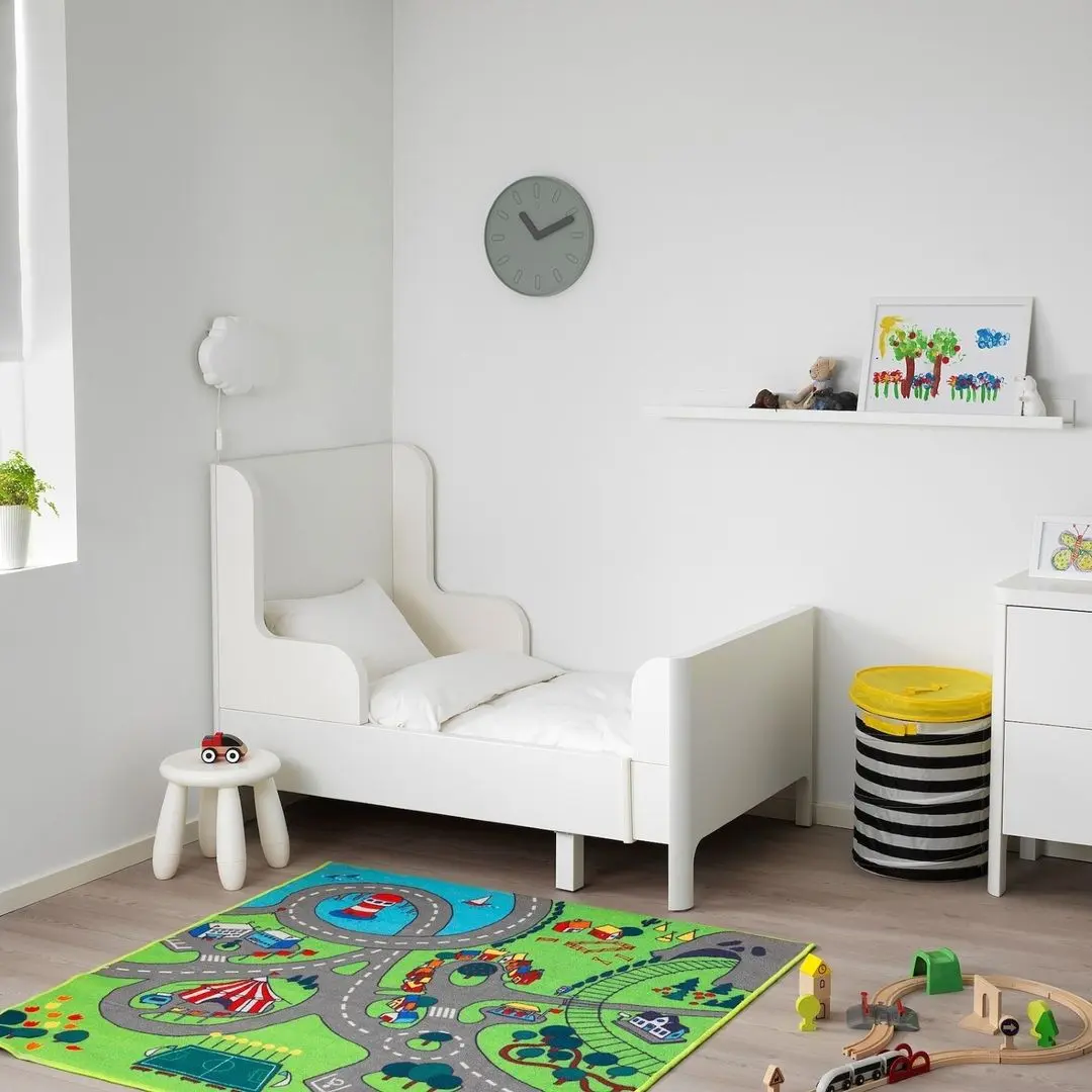 Кровать раздвижная Ikea Busunge 80x200 (Белый)