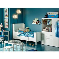 Кровать раздвижная Ikea Busunge 80x200 (Белый) Thumb