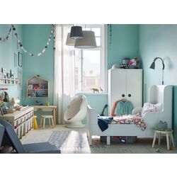 Кровать раздвижная Ikea Busunge 80x200 (Белый) Thumb