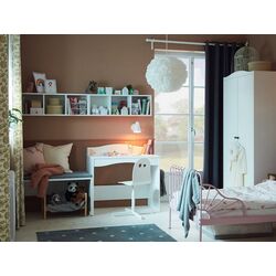 Pat extensibil Ikea Minnen cu somiera 80x200 (Roz Deschis) Thumb