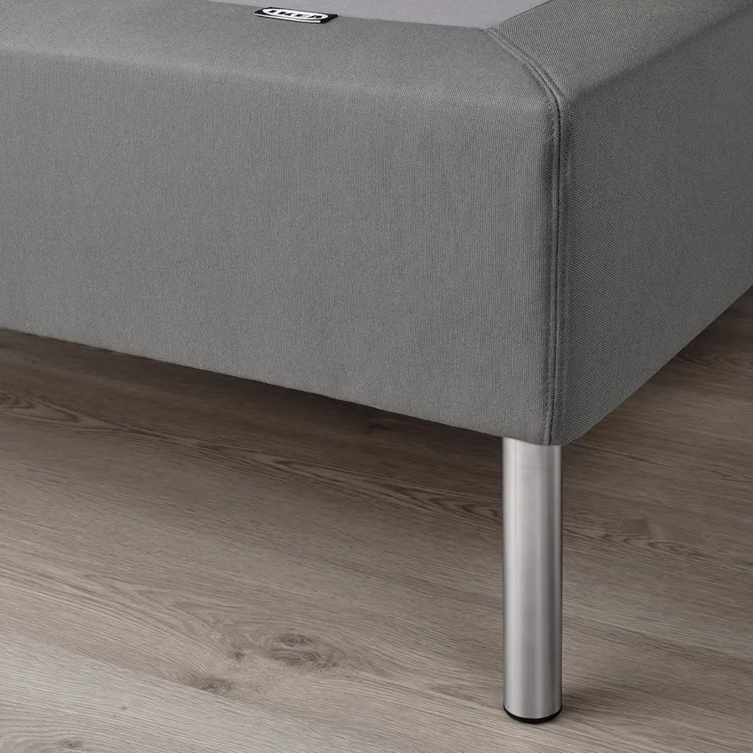 Baza Ikea Lyngor/Bjorli cu picioare 90x200 20cm (Gri Inchis) - 4