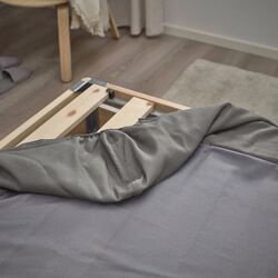 Baza Ikea Lyngor/Bjorli cu picioare 90x200 20cm (Gri Inchis) Thumb