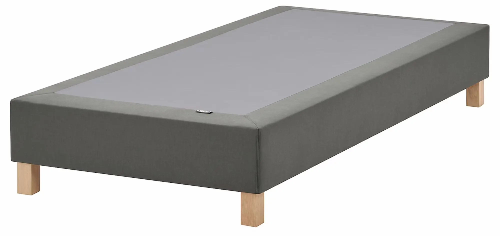 Baza Ikea Lyngor/Burfjord cu picioare 90x200 10cm (Gri Inchis)