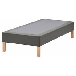 Baza Ikea Lyngor/Burfjord cu picioare 90x200 20cm (Gri Inchis)