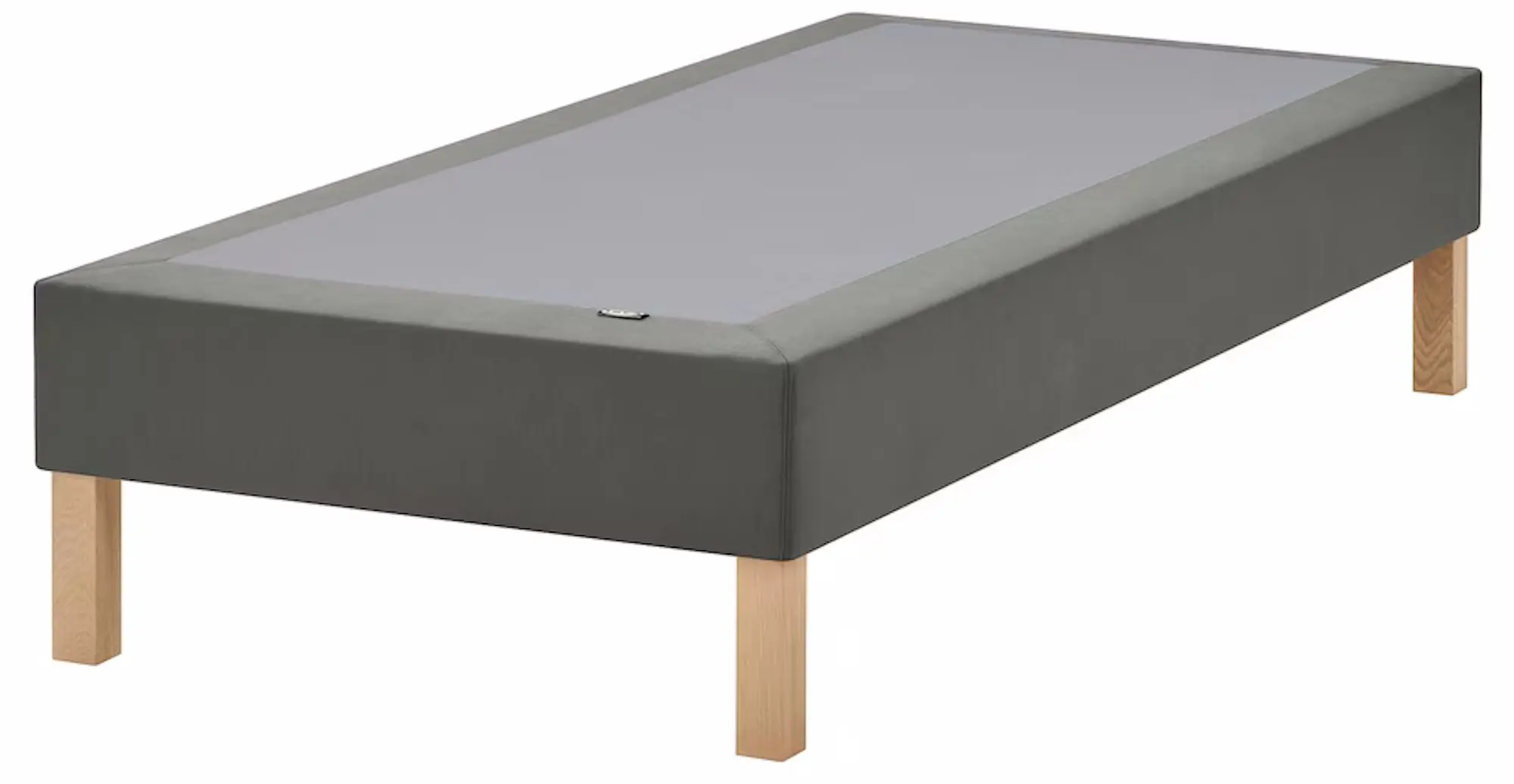 Baza Ikea Lyngor/Burfjord cu picioare 90x200 20cm (Gri Inchis)