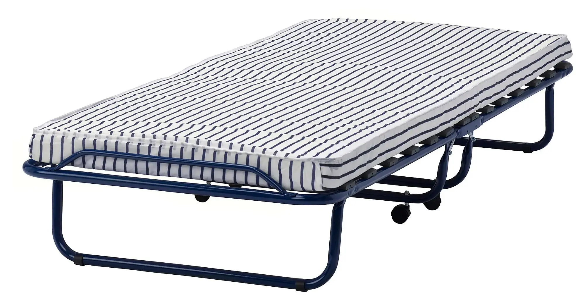 Pat pliant Ikea Sandvika 80x190 cm (Alb.Albastru)