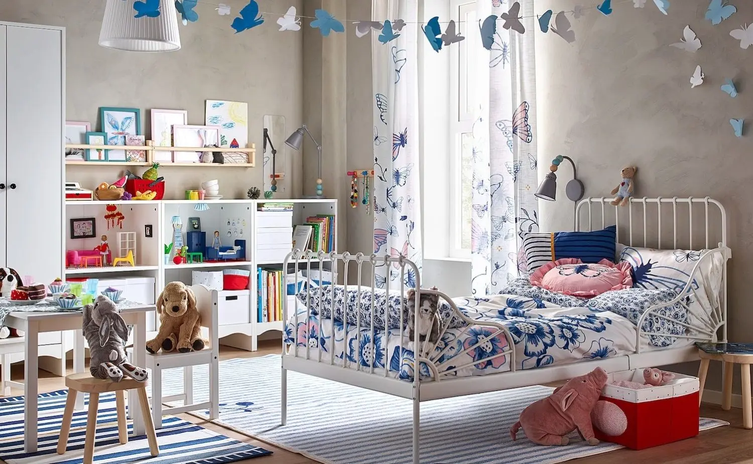 Pat extensibil Ikea Minnen 80x200 (Alb)