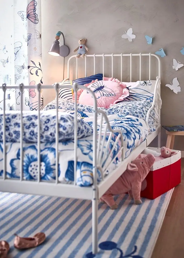 Pat extensibil Ikea Minnen 80x200 (Alb)