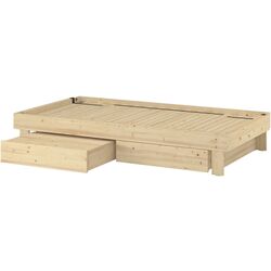 Pat extensibil cu depozitare Ikea Glamberget 80-160x200 (Pin) Thumb