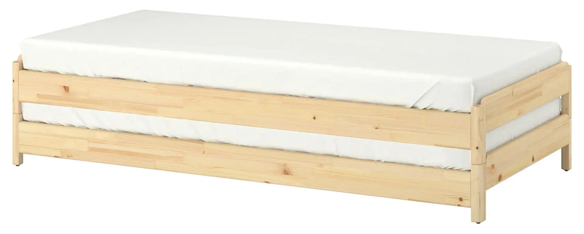 Pat stivuibil Ikea Utaker 2 saltele 80x200 (Pin/Agotnes Fermă)