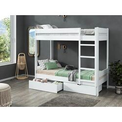 Двухъярусная кровать Klen Double 90x200 (White) Thumb