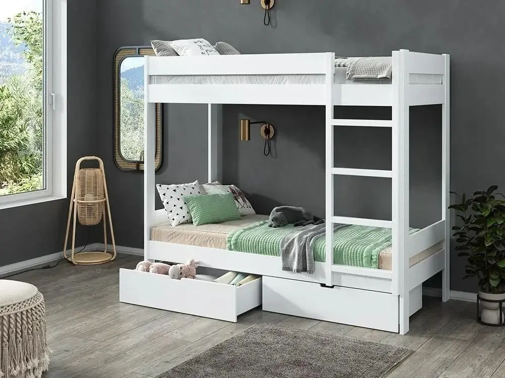 Двухъярусная кровать Klen Double 90x200 (White) - 3