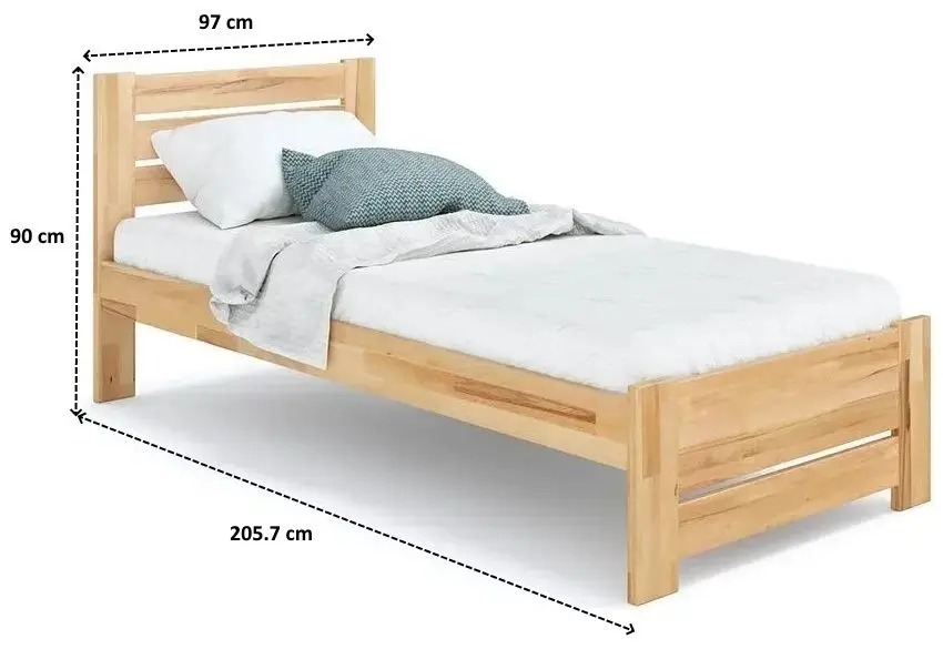 Pat Klen Karoline 90x200 (Natural) - 2