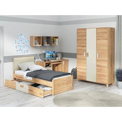 Кровать Klen Rainbow 90x200 (Natural/Ivory) Thumb