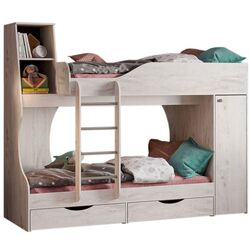 Двухъярусная кровать КМК 0741.24 Атланта 5 80x200 (Бетон Пайн Светлый)