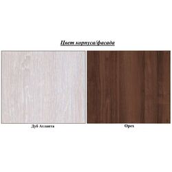 Кровать двухъярусная КМК 0527 Бамбино 3-1 90x195 (Дуб Атланта/Орех) Thumb