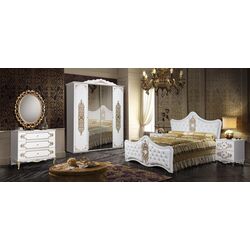 Pat КМК 0646 Iskushenie 1 160x200 (White Enamel/Gold) Thumb