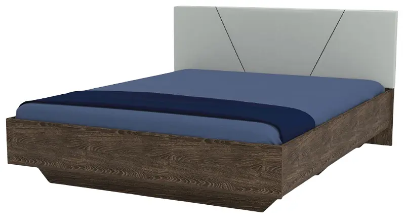 Pat КМК 0746 Nirvana 2 Garden 17 160x200 (Canterbury Oak/Stone Light Gray)