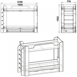 Pat suprapus Компанит Tviks (Sonoma Oak) Thumb