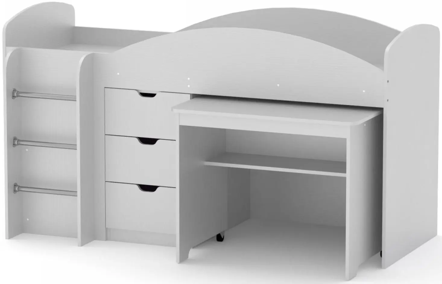 Кровать-чердак Компанит Универсал (Нимфея Альба)