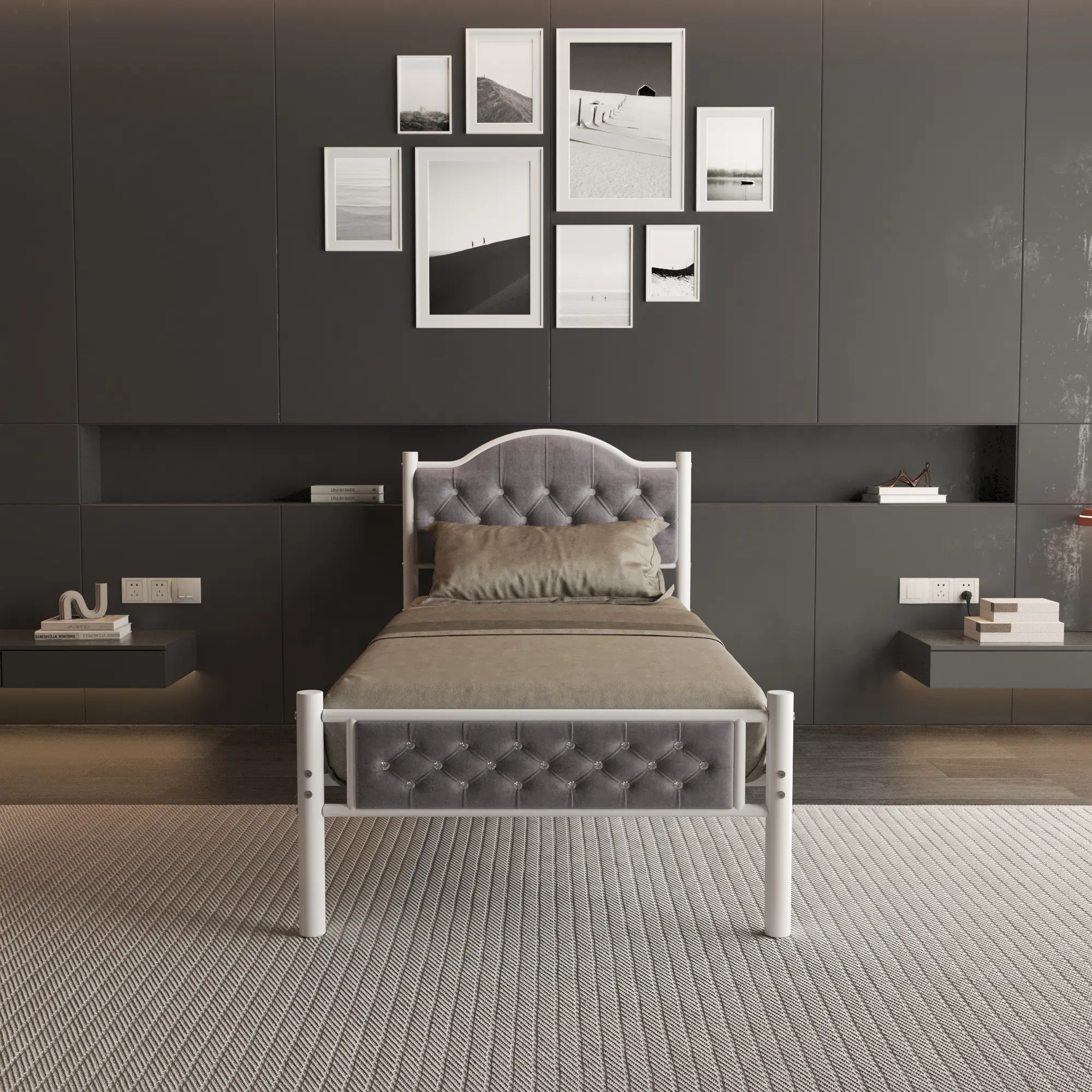 Pat Magnusplus Milan 90x200 (White/Grey)